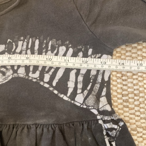 Vintage Batik Zebra Girls Dress Long Sleeve Cotton Hand Made Tie Dye Size 10 - Picture 8 of 9